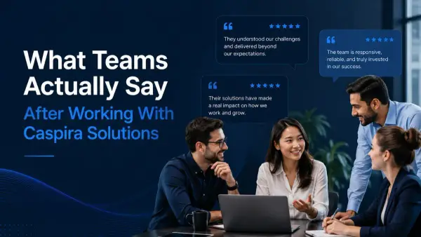 Quote cards from client testimonials across different service areas